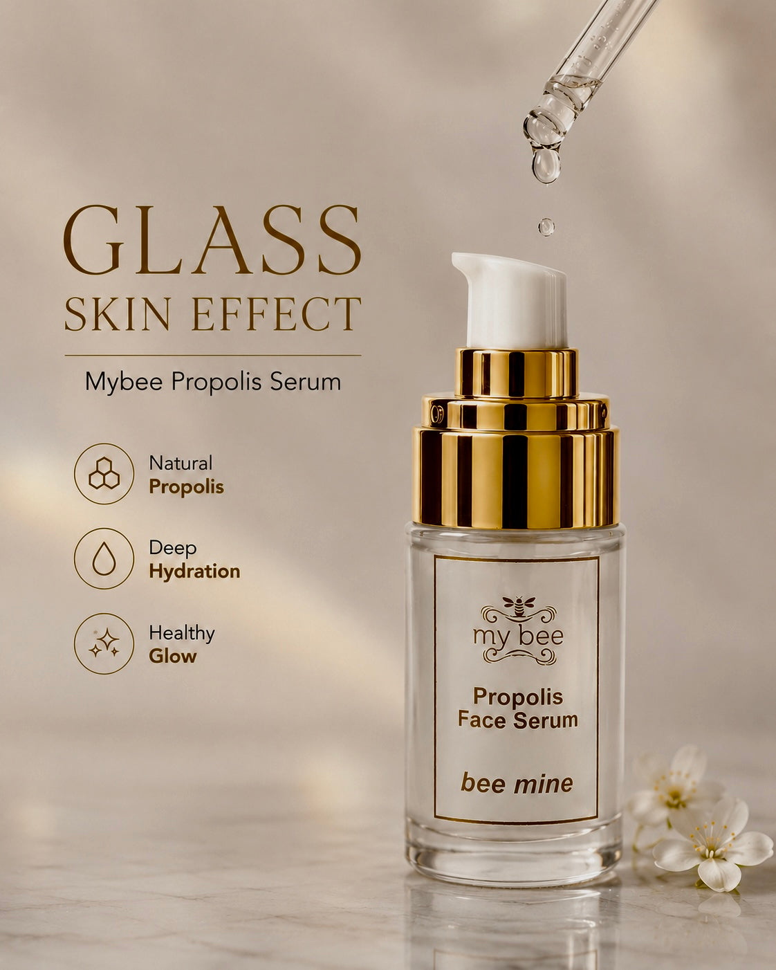 Ορός Προσώπου με Πρόπολη – bee mine 30ml