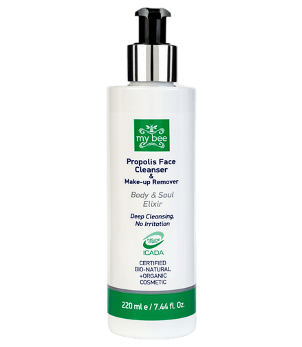 Καθαριστικό Προσώπου με Πρόπολη & Makeup Remover – 220ml