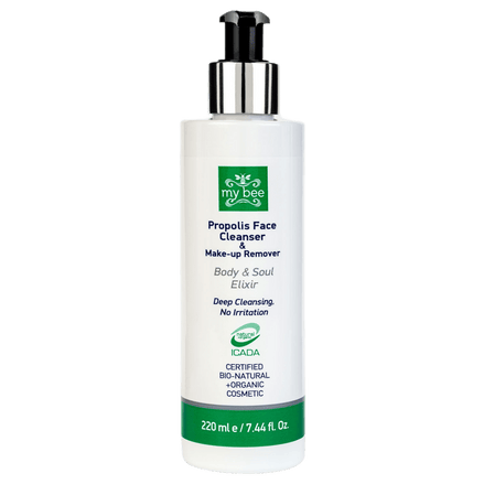 Καθαριστικό Προσώπου με Πρόπολη & Makeup Remover – 220ml