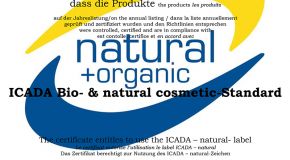  Πιστοποίηση 2022 ICADA Bio – Natural + Organic